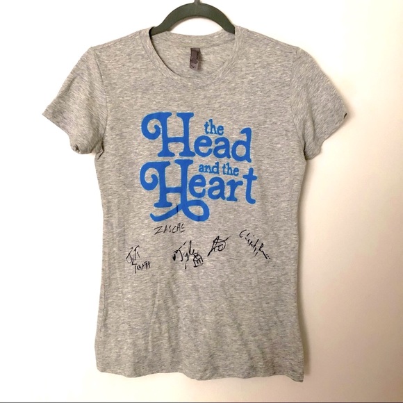 THE HEAD AND THE HEART autographed band tee! - Picture 1 of 4
